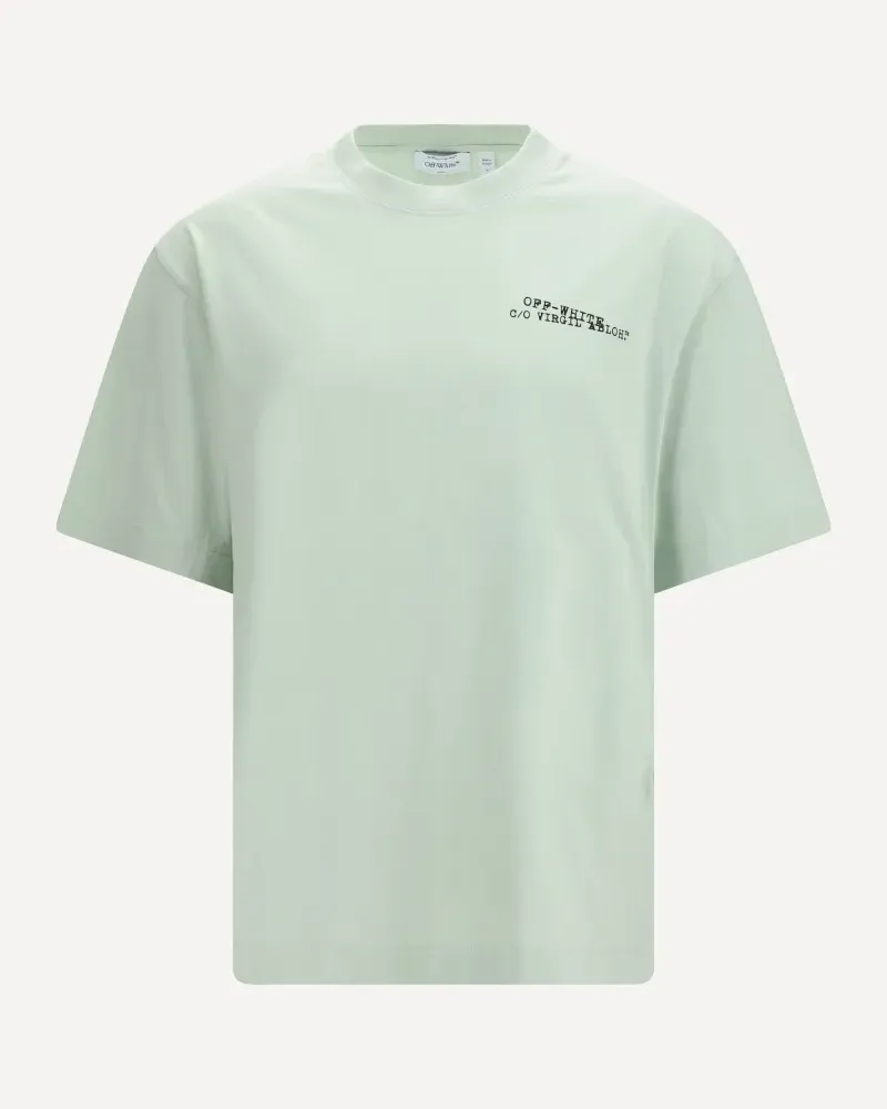 OFF-WHITE Arrow logo-print T-shirt - Grün Grün