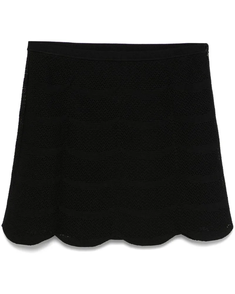 Tom Ford Gestrickter Minirock - Schwarz Schwarz