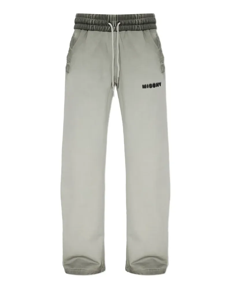 MISBHV Jogginghose mit Logo-Stickerei - Grau Grau
