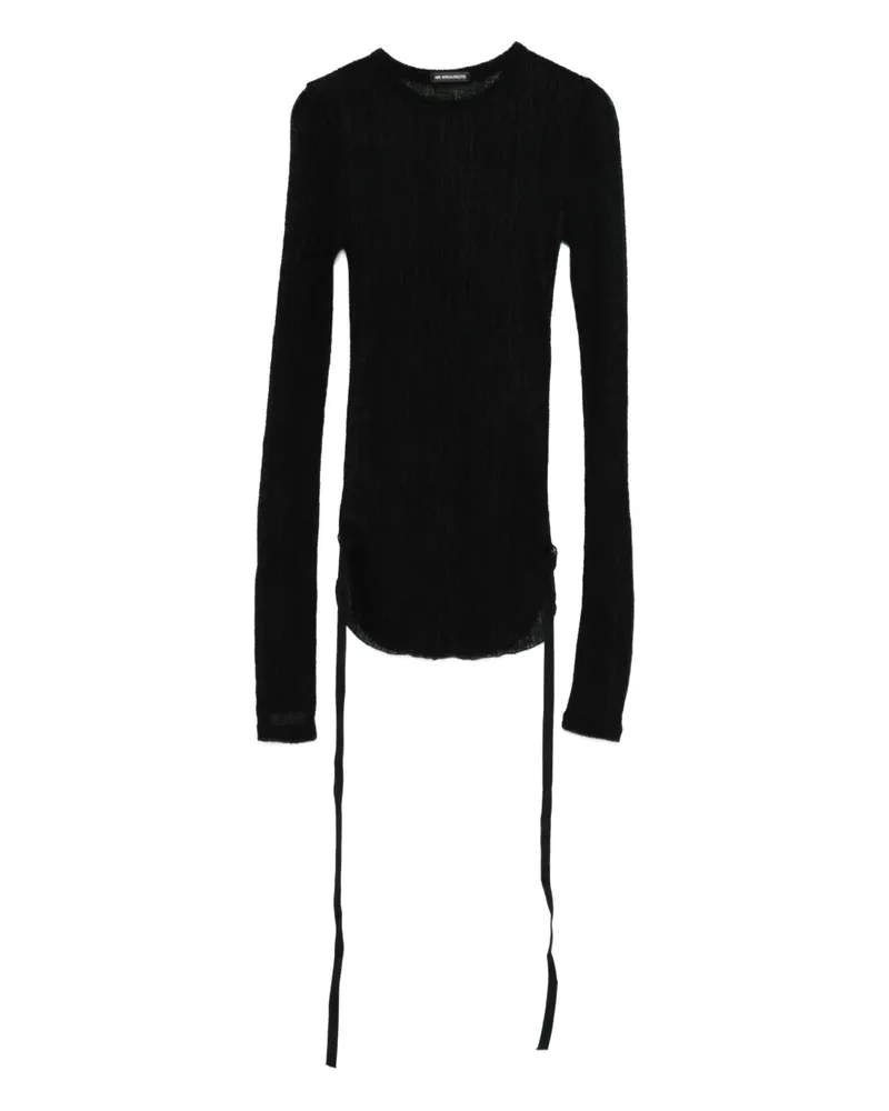 Ann Demeulemeester Oke Oberteil mit Schnürung - Schwarz Schwarz