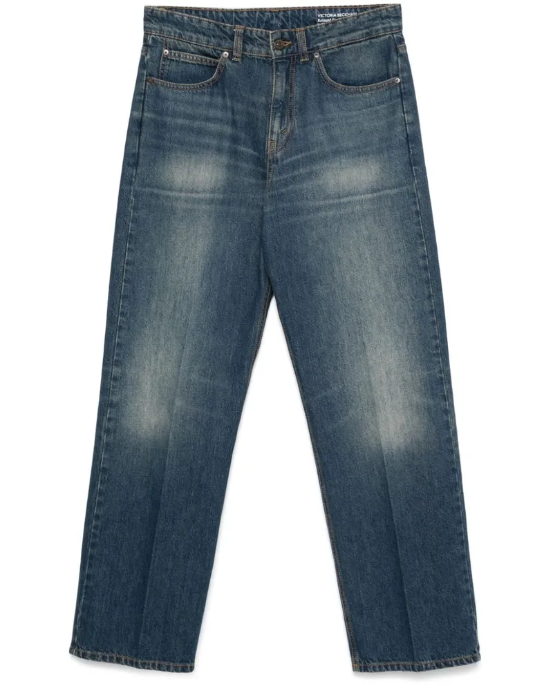 Victoria Beckham Klassische Cropped-Jeans - Blau Blau
