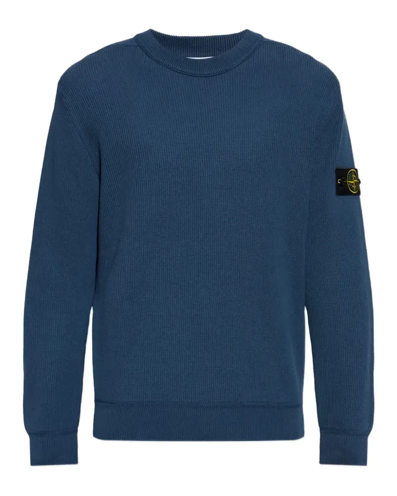 Stone Island loose-fit crewneck sweater - Blau Blau