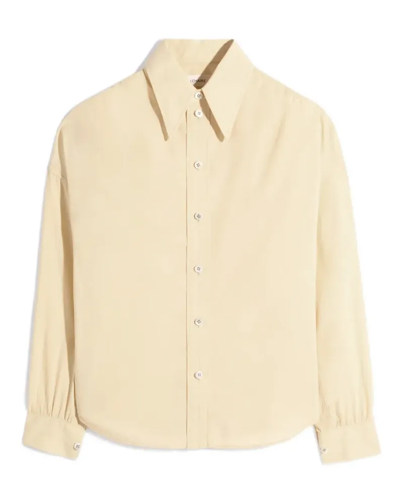 Christophe Lemaire Hemd mit spitzem Kragen - Nude Nude