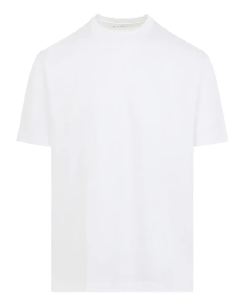 Kiton T-Shirt mit Rundhalsausschnitt - Weiß Weiß