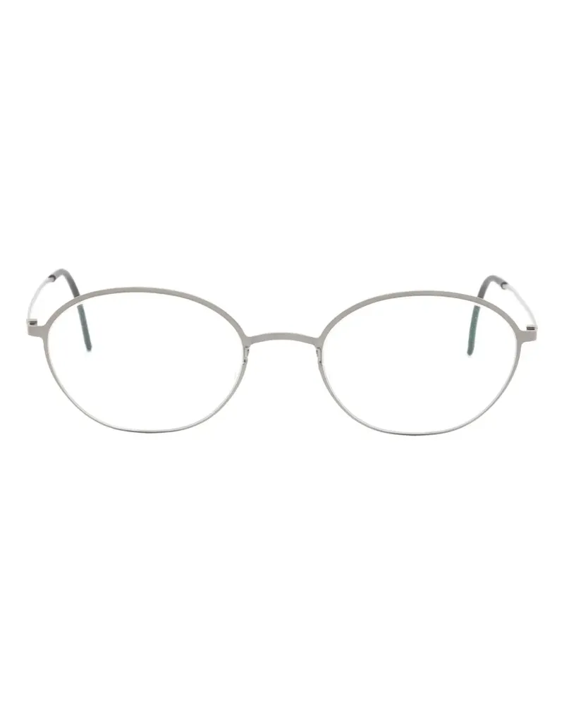Lindberg Blok 4252 Brille mit rundem Gestell - Grau Grau