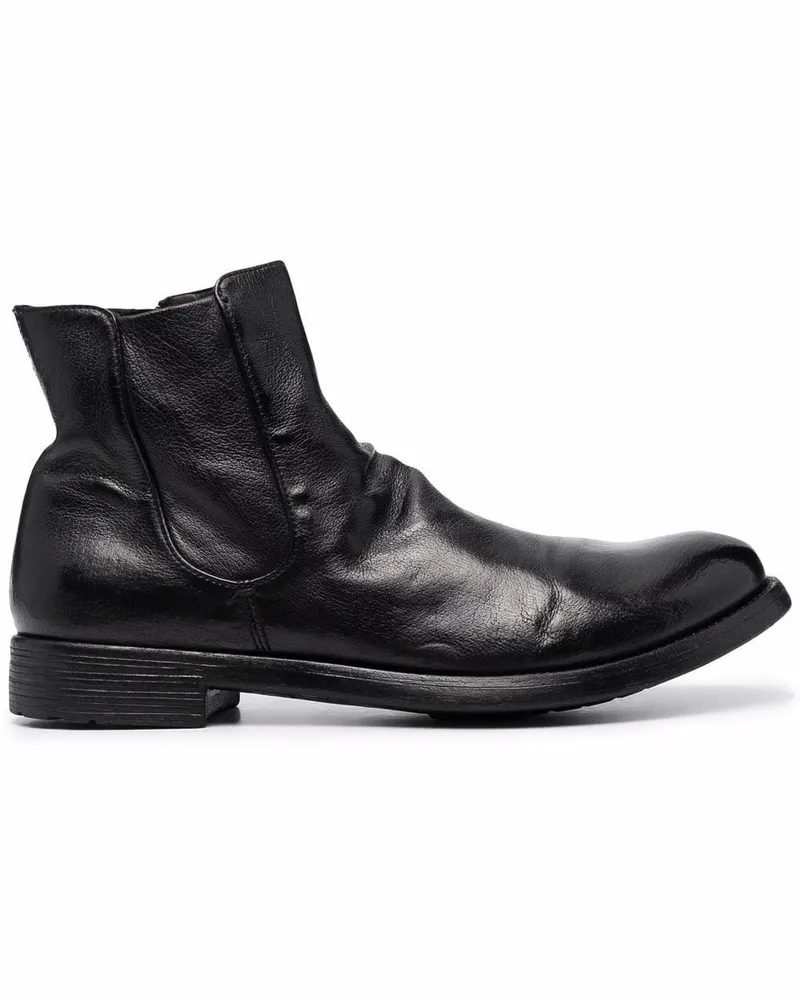 Officine Creative Italia Stiefel mit Reißverschluss - Schwarz Schwarz
