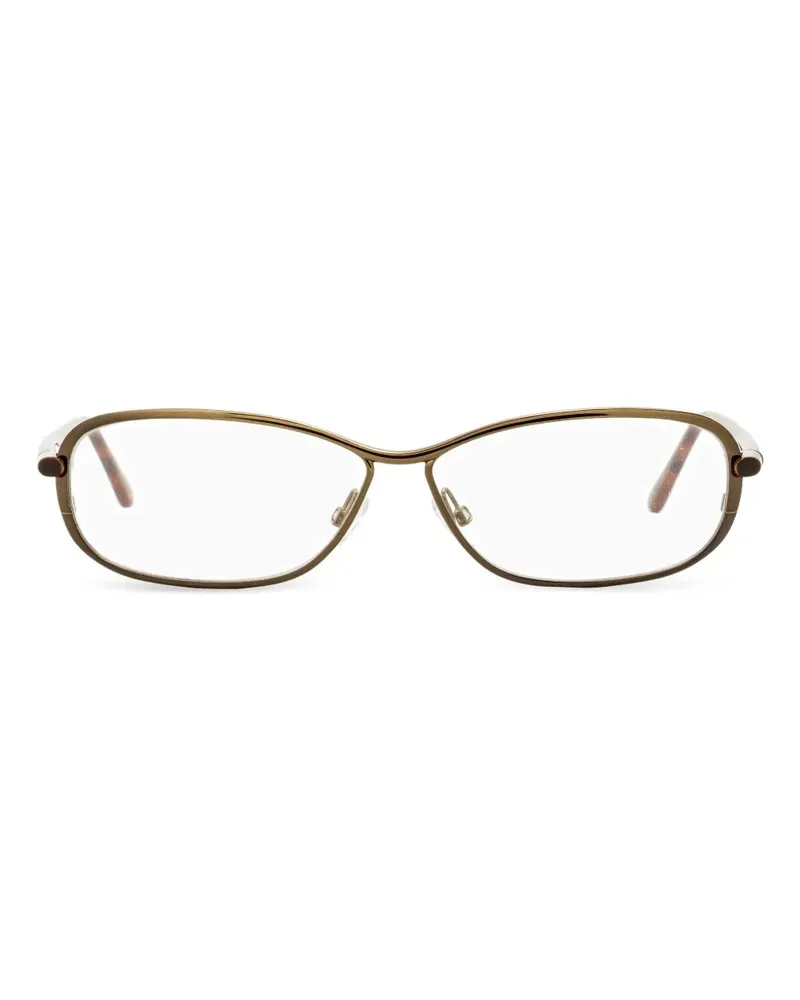 Tom Ford Brille mit Nasenpads - Braun Braun