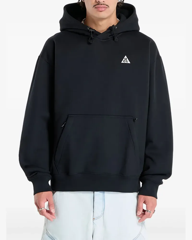 Nike Hoodie aus Fleece - Schwarz Schwarz
