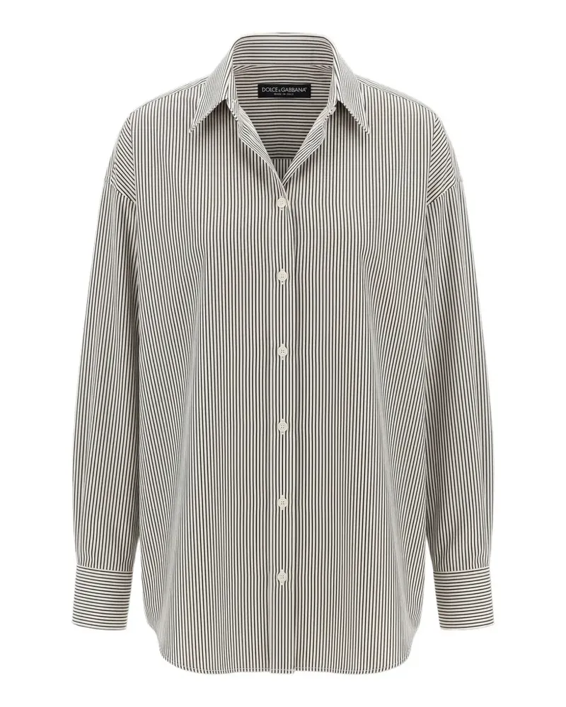 Dolce & Gabbana striped shirt - Weiß Weiß