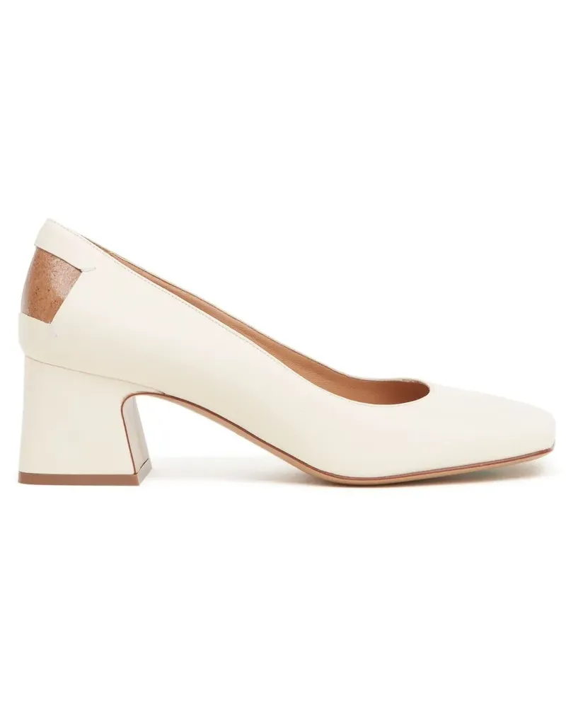 Maison Margiela Décortiqué Pumps mit Ziernähten 60mm - Weiß Weiß