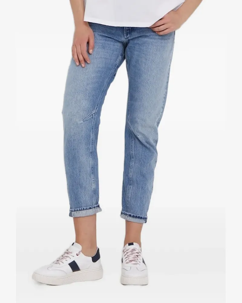 G-STAR RAW Ausgeblichene Straight-Leg-Jeans - Blau Blau