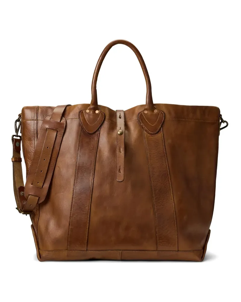 Ralph Lauren Tote Bag aus Leder - Braun Braun