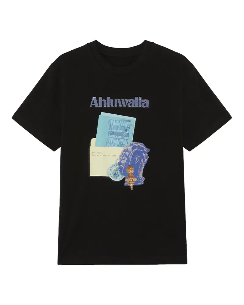 AHLUWALIA graphic T-shirt - Schwarz Schwarz