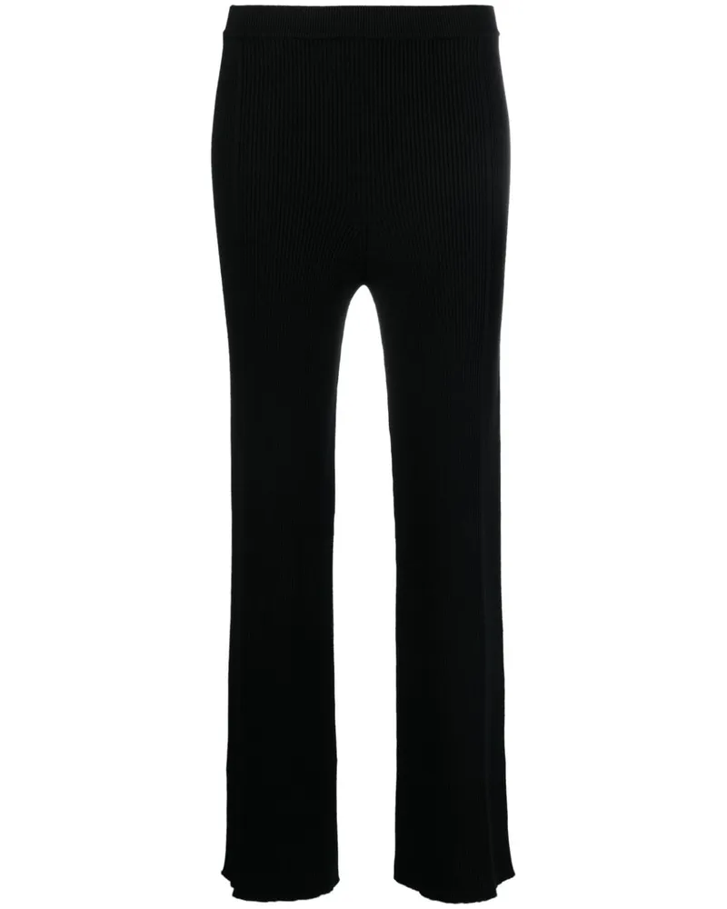 AERON Hose mit geradem Bein - Schwarz Schwarz
