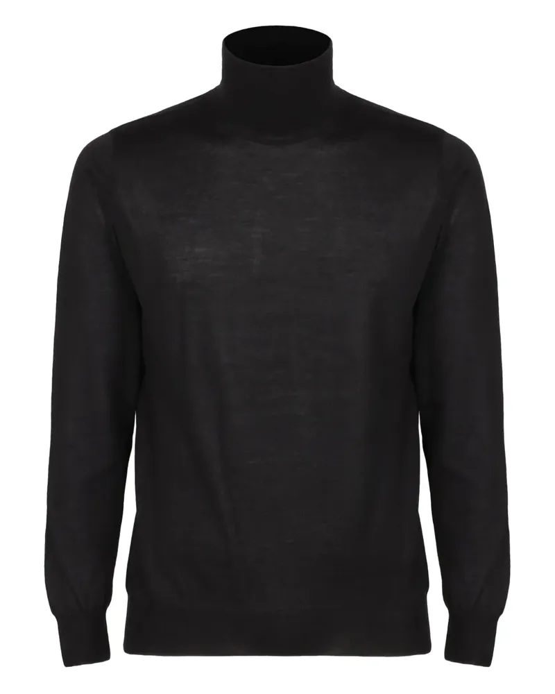 Slowear Strick mit Rollkragen - Schwarz Schwarz
