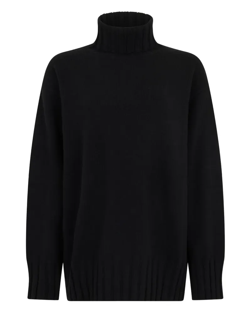 Malo roll-neck sweater - Schwarz Schwarz