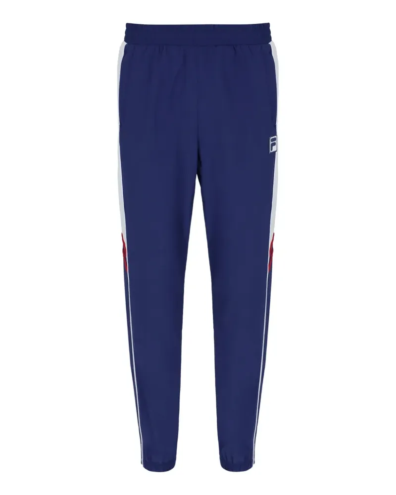 Fila Gewebte Jogginghose mit Logo-Patch - Blau Blau