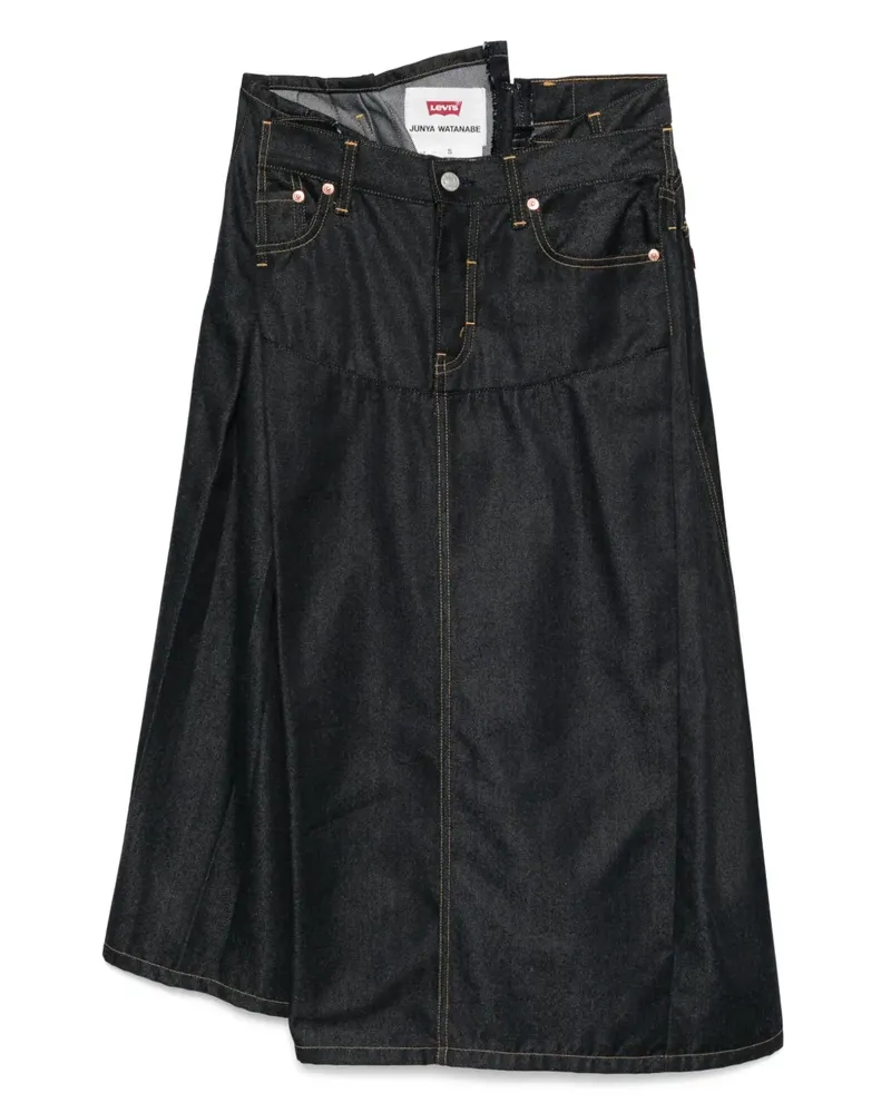 Junya Watanabe x Levi Jeansrock - Schwarz Schwarz