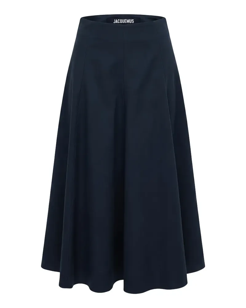 Jacquemus Triangle midi skirt - Blau Blau