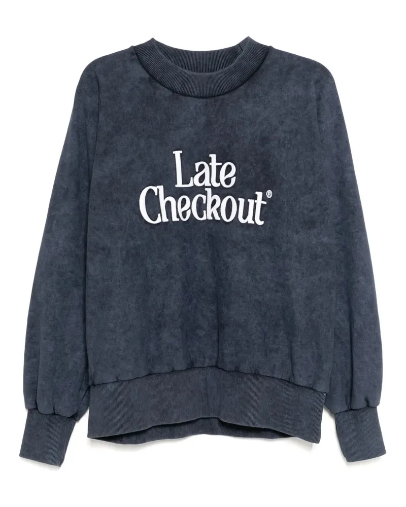 Stain Shade Besticktes Sweatshirt - Blau Blau