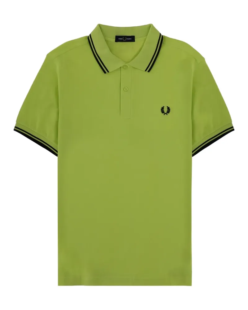 Fred Perry The  Twin Tipped Poloshirt - Grün Grün
