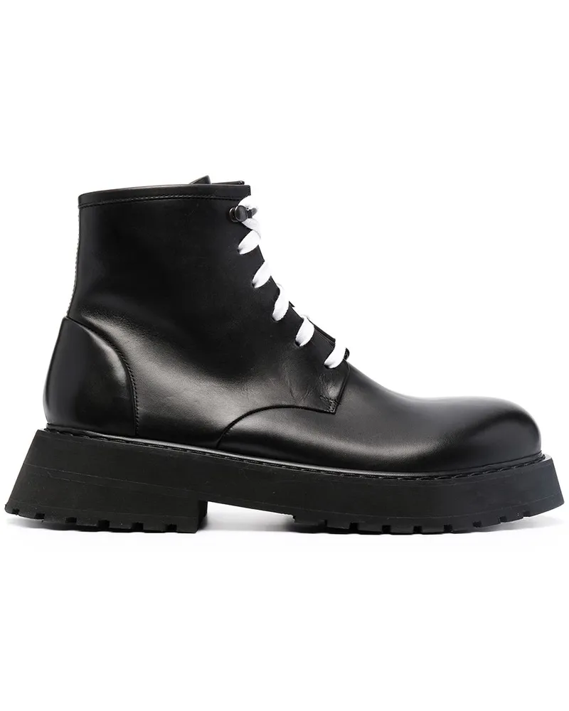 Marsèll Knöchelhohe Schnürstiefel - Schwarz Schwarz