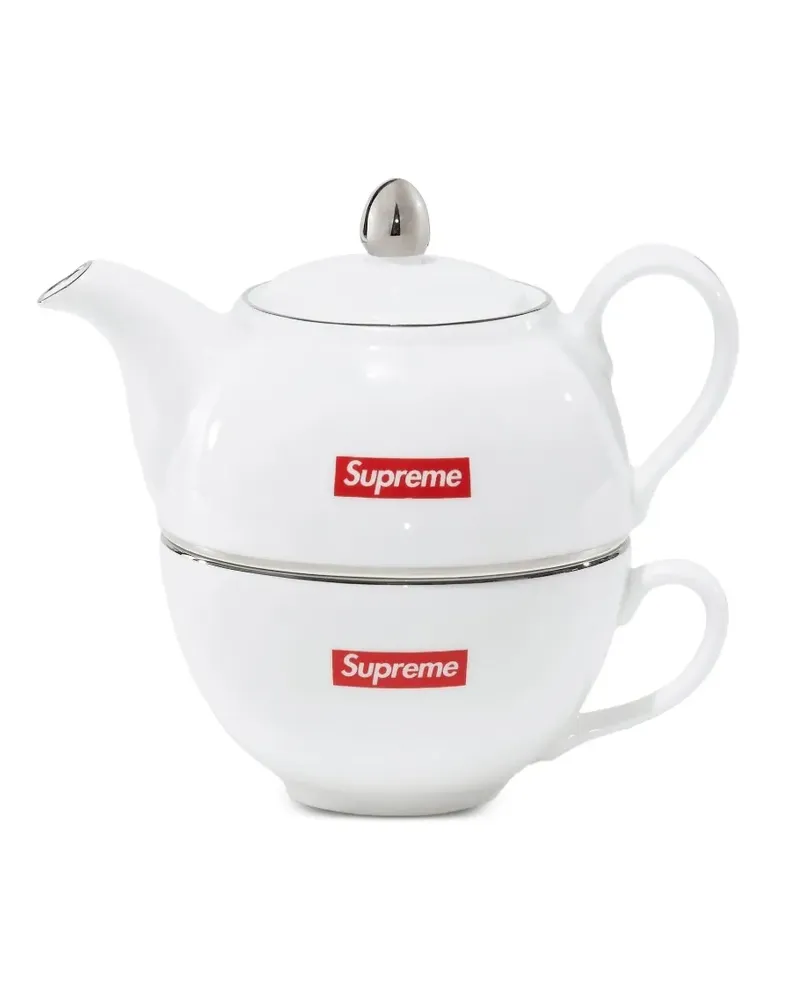 Supreme Being Teeservice mit Logo - Weiß Weiß