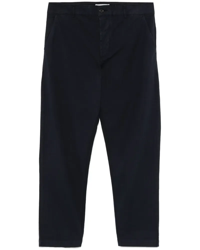 Universal Works Chino aus Seersucker - Blau Blau