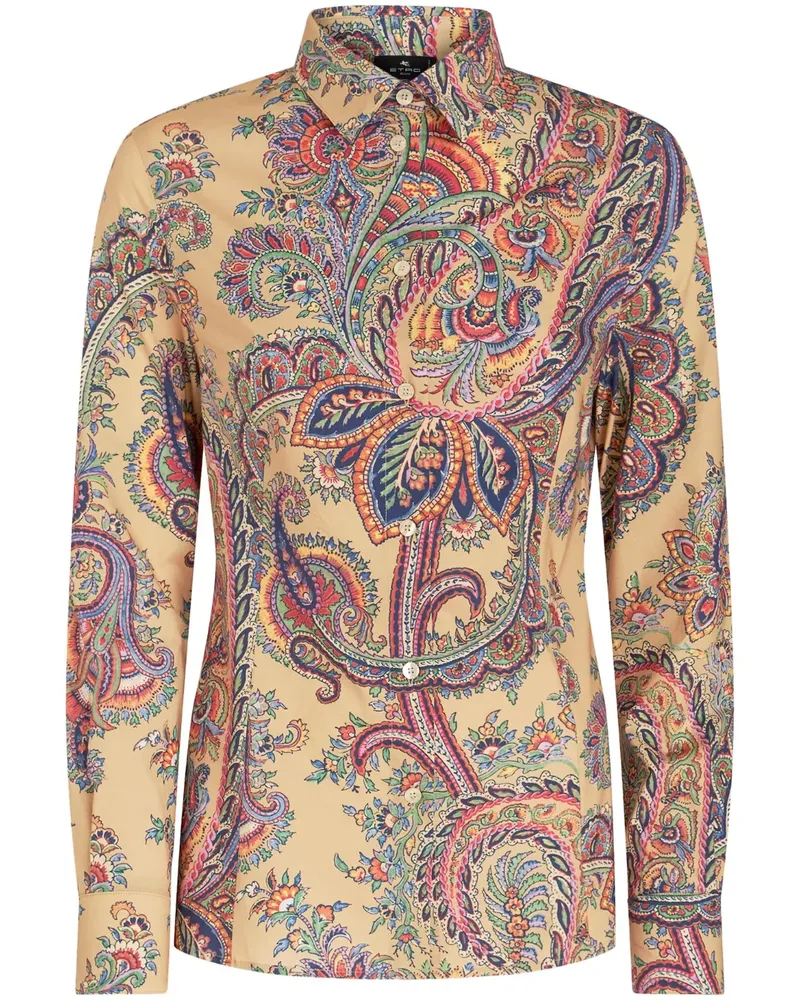 Etro Hemd mit Paisley-Print - Braun Braun