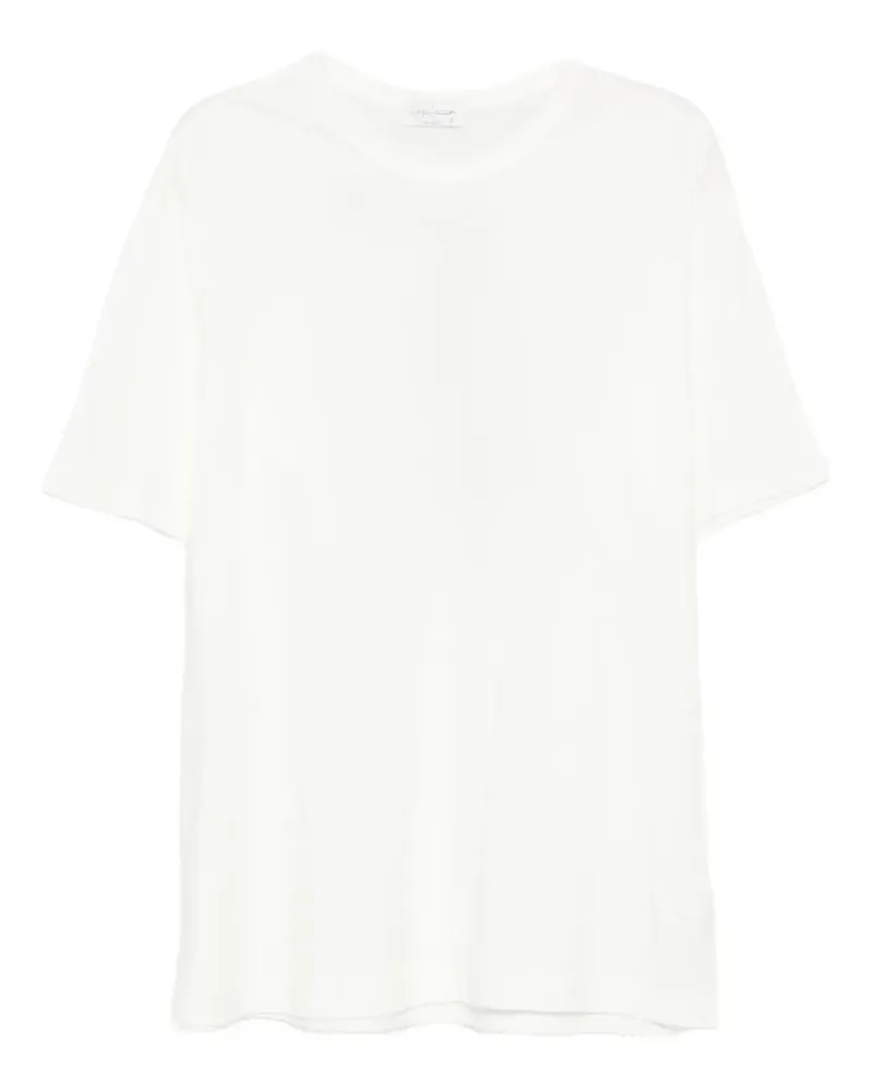 Yohji Yamamoto T-Shirt mit kurzen Ärmeln - Weiß Weiß