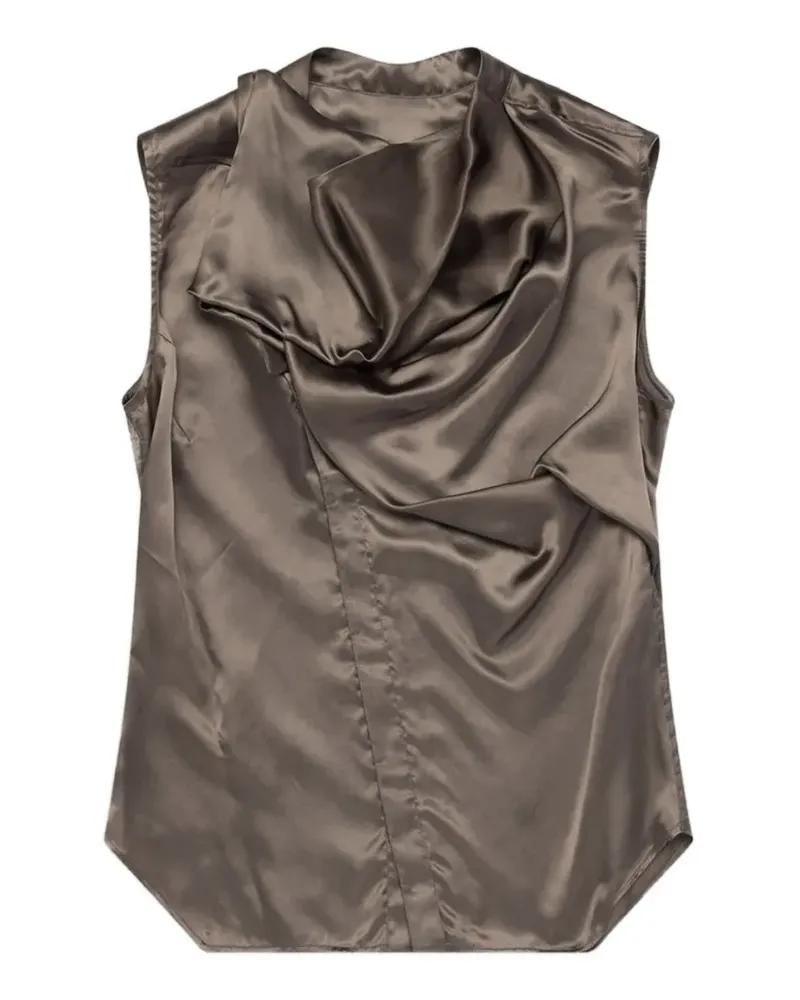 Rick Owens Drapiertes Oberteil - Braun Braun