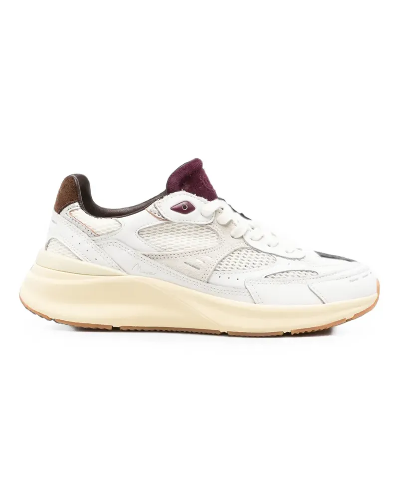 D.A.T.E. panelled leather sneakers - Weiß Weiß