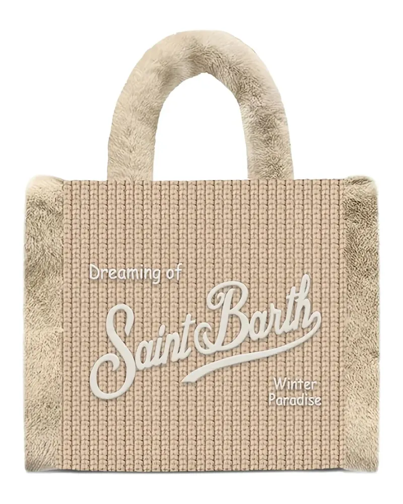 MC2 Saint Barth Colette Tote Bag aus Shearling - Nude Nude