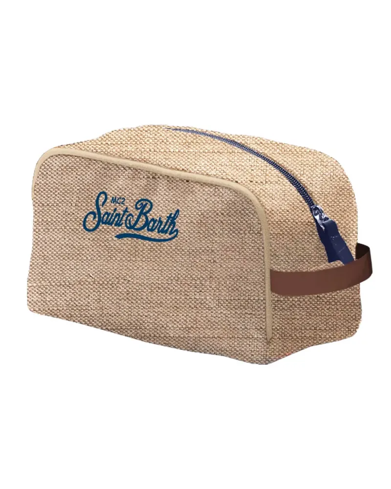 MC2 Saint Barth Westwood logo beauty case - Nude Nude