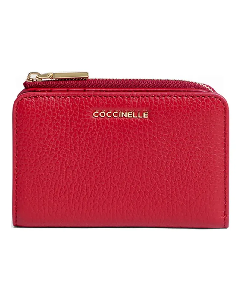Coccinelle Portemonnaie mit Reißverschluss - Rot Rot