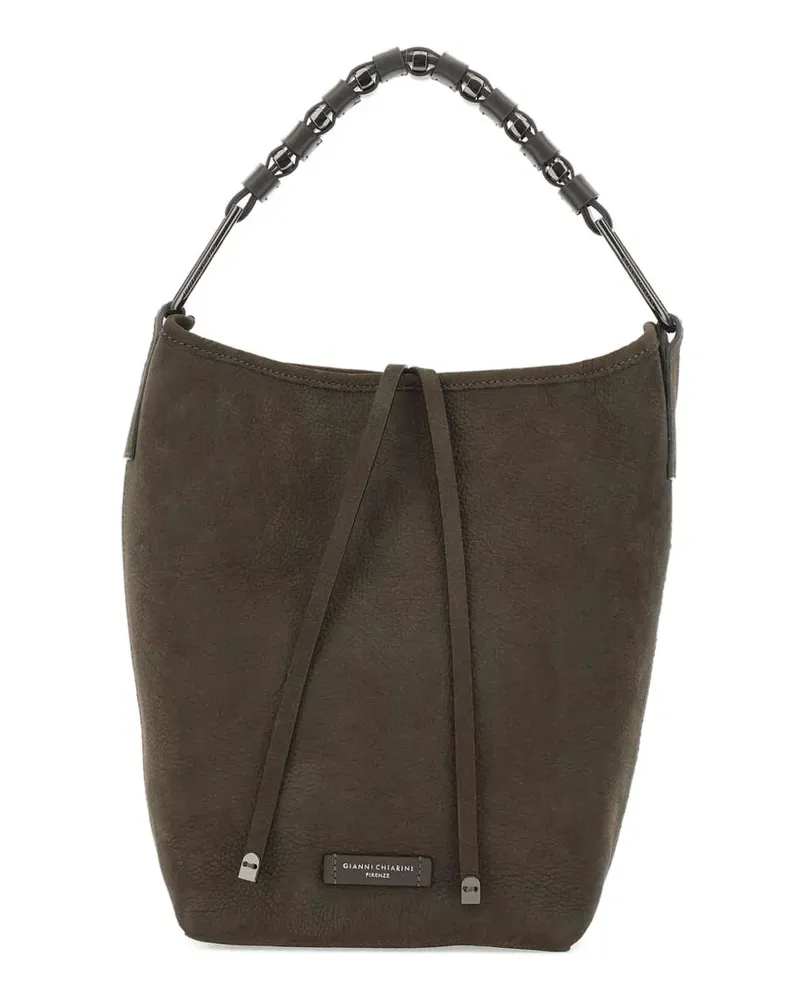 Gianni Chiarini Schultertasche mit Kettenriemen - Braun Braun