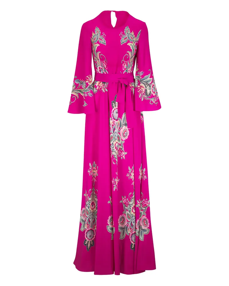 Etro Maxikleid mit Paisley-Print - Rot Rot