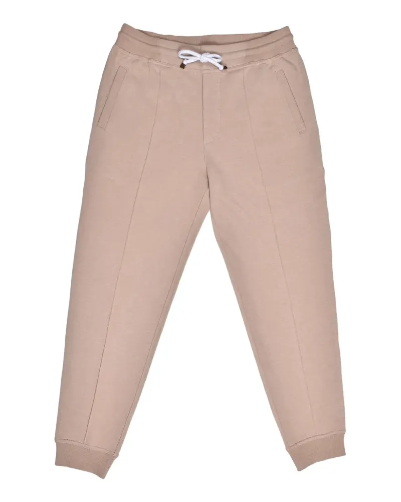 Brunello Cucinelli drawstring track pants - Nude Nude