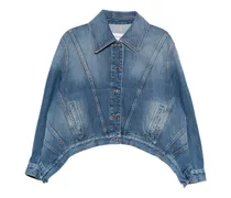 Geknöpfte Jeansjacke - Blau