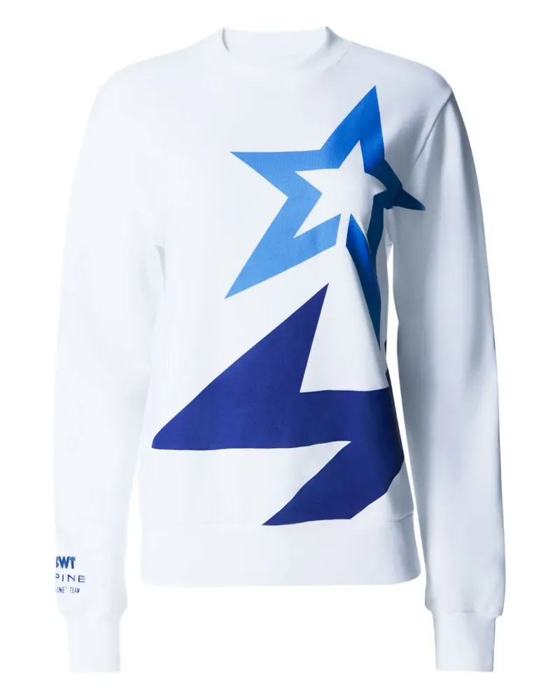 Perfect Moment Sweatshirt mit grafischem Print - Weiß Weiß