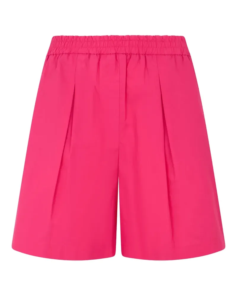 Fabiana Filippi elasticated-waist pleated shorts - Rosa Rosa
