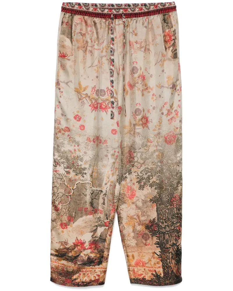 Pierre-Louis Mascia Aloe Tapered-Hose - Braun Braun