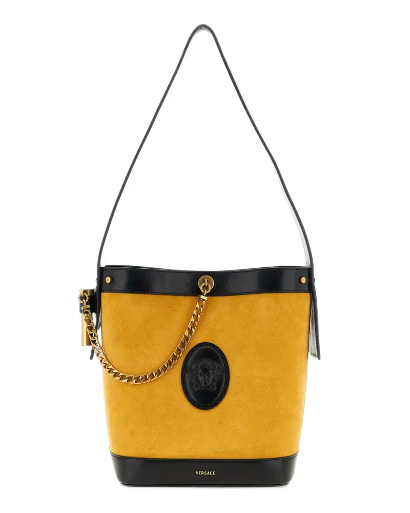 Versace Kleine Pivot Beuteltasche - Gelb Gelb
