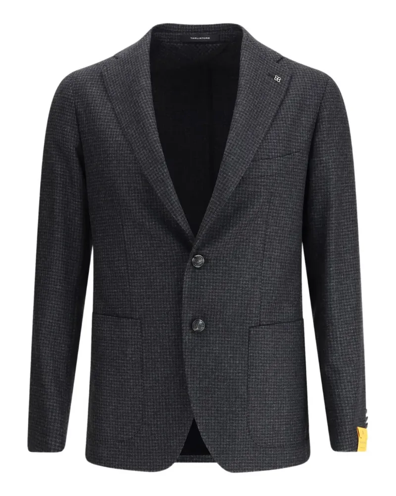 Tagliatore Sakko mit Karomuster - Grau Grau