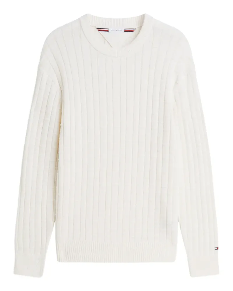 Tommy Hilfiger Pullover mit Rundhalsausschnitt - Nude Nude