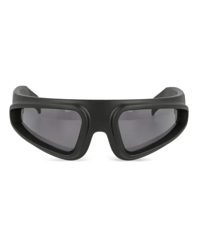 Rick Owens Ryder Sonnenbrille - Schwarz Schwarz