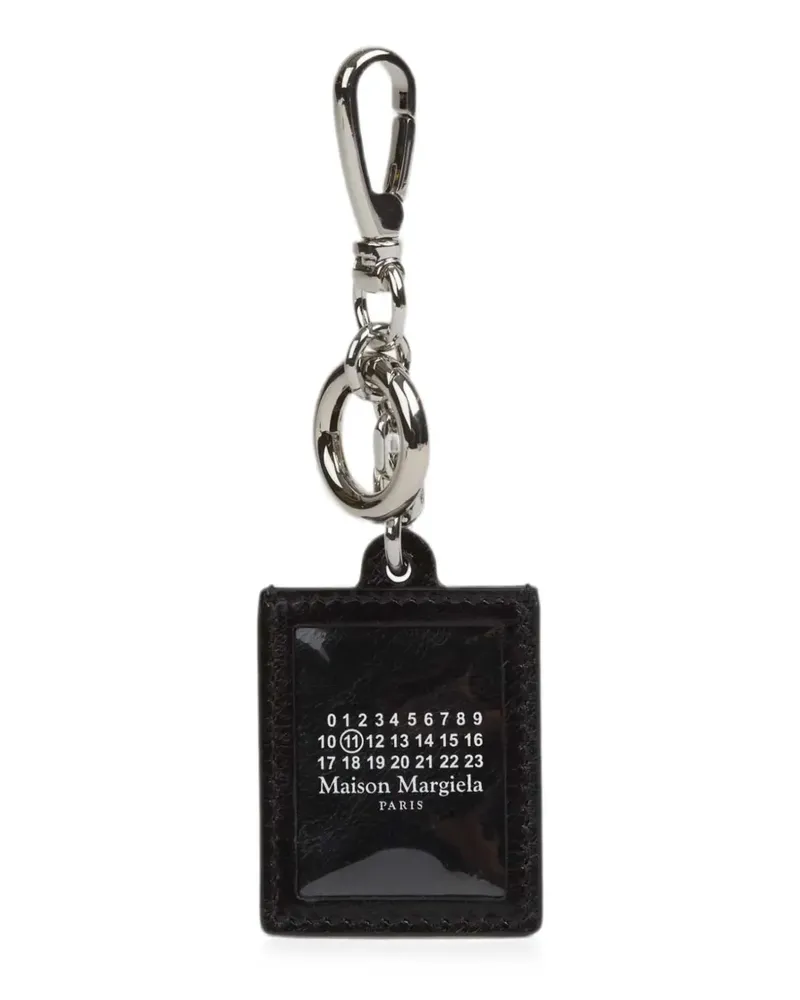 Maison Margiela Schlüsselanhänger mit Logo - Schwarz Schwarz
