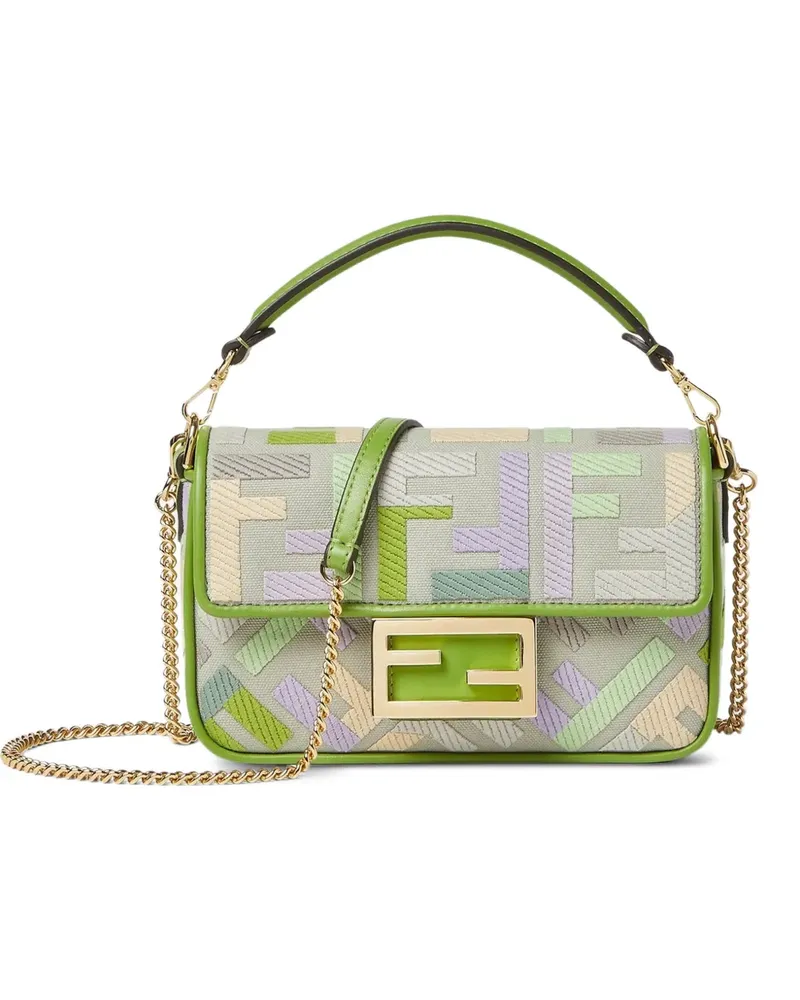 Fendi mini Baguette tote bag - Grün Grün