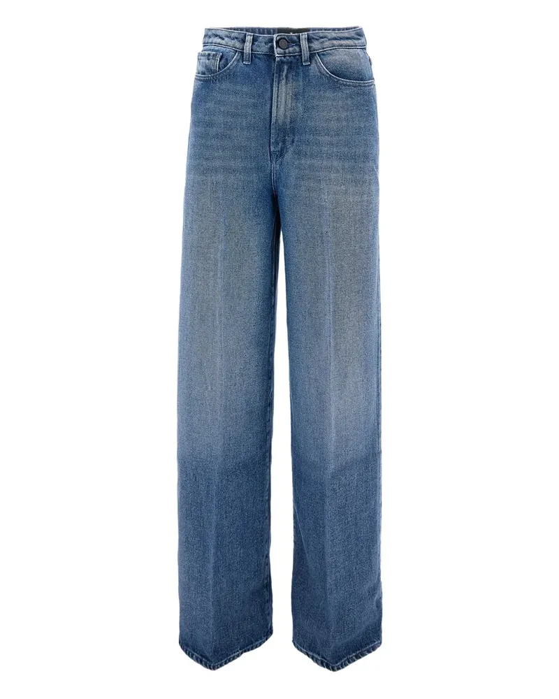 3x1 Gerade Jeans im Five-Pocket-Design - Blau Blau