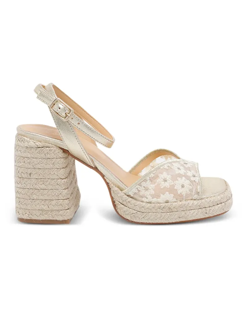 Castañer Vals Sandalen mit Blumen-Print - Weiß Weiß